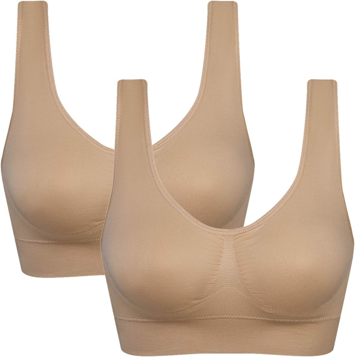 Women'S Comfort Workout Sports Bra Low-Impact Activity Sleep Bras