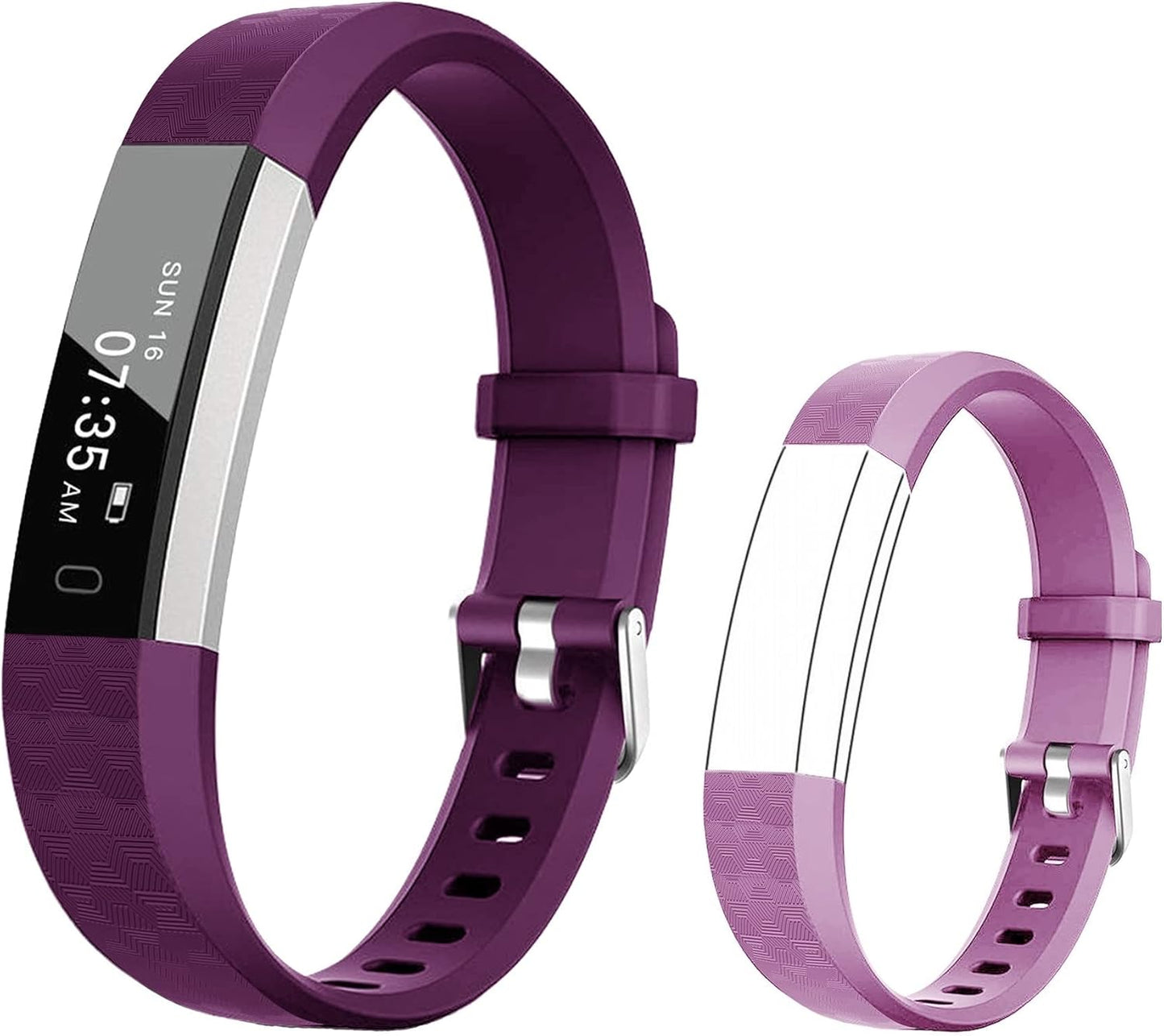 Slim fitness watch for women, also suitable for boys, and teenagers, waterproof activity tracker with pedometer