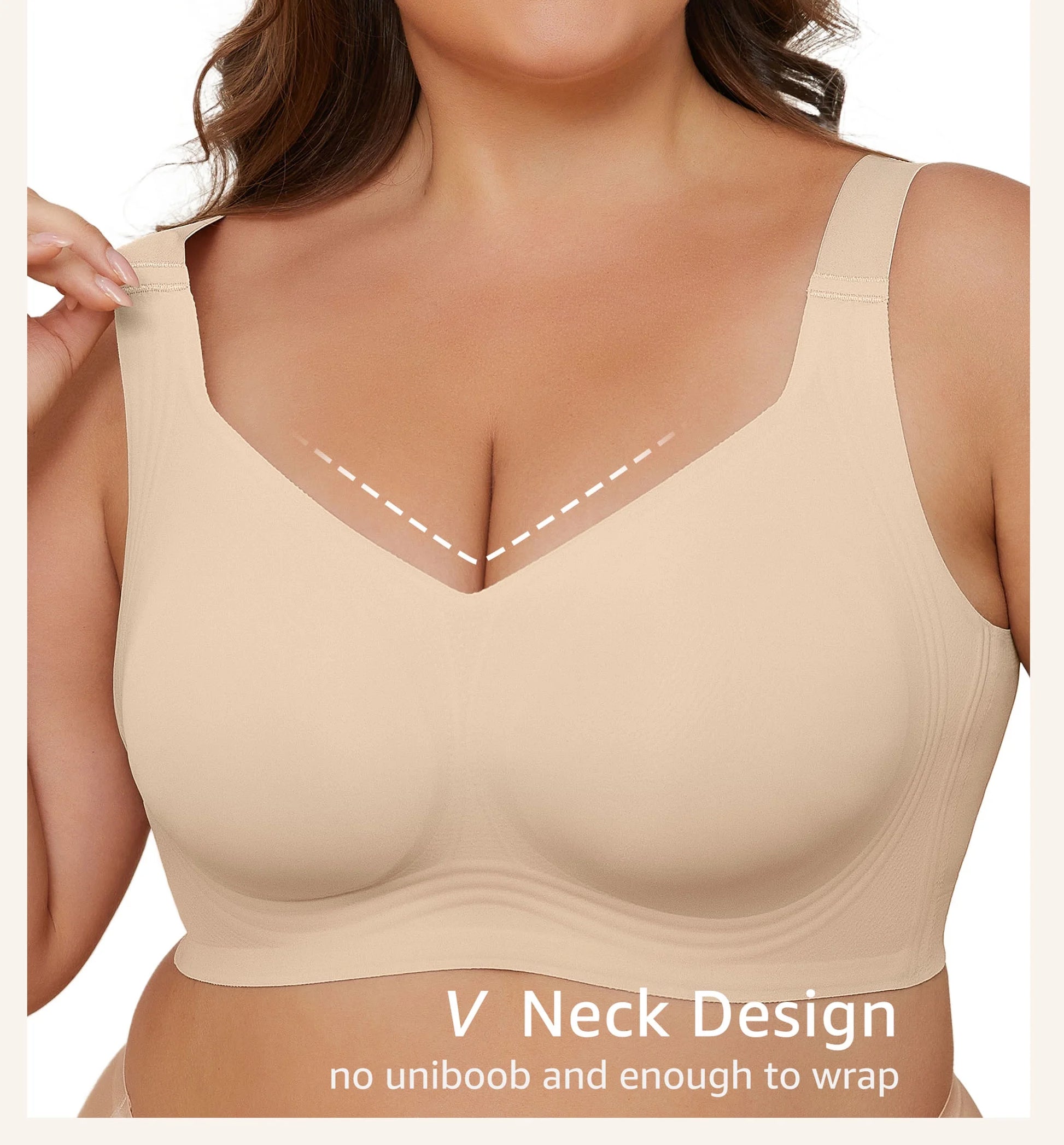 Seamless women's bras