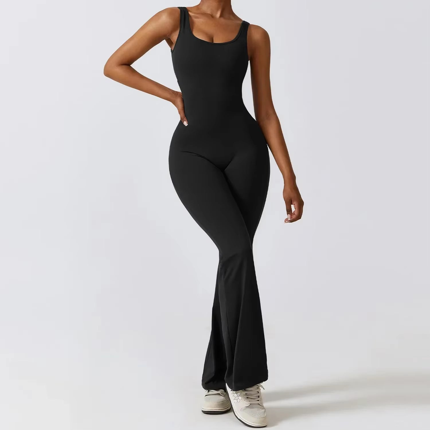 Hollow Backless Yoga Suit Fitness Overalls