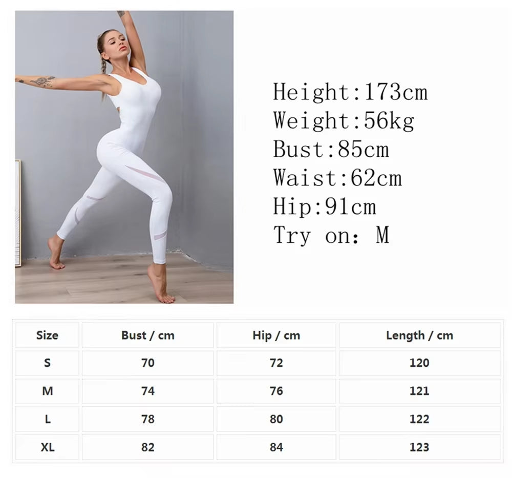 Yoga Fitness Sports Overalls 