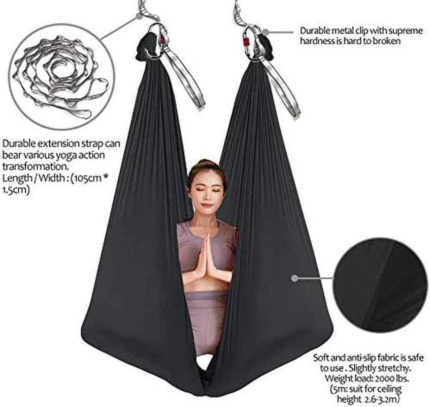 Aerial Yoga Hammock  Set with Daisy Chain