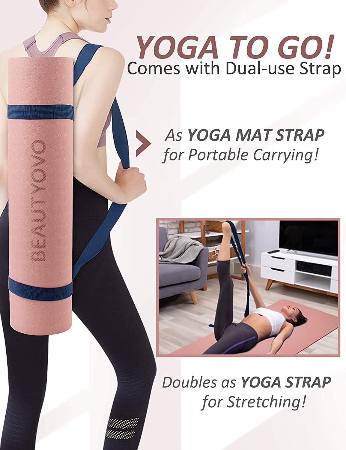 Yoga Mat with Strap