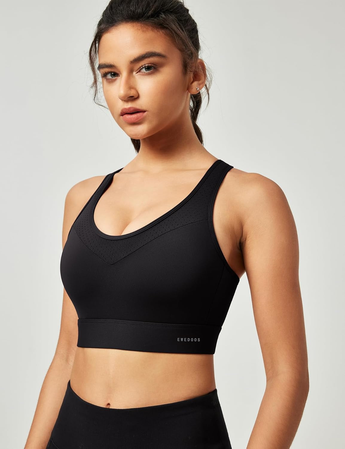Sports Bras for Women High Support High Impact Sports Bras for Women Large Bust Push up Racerback Workout Running Bra