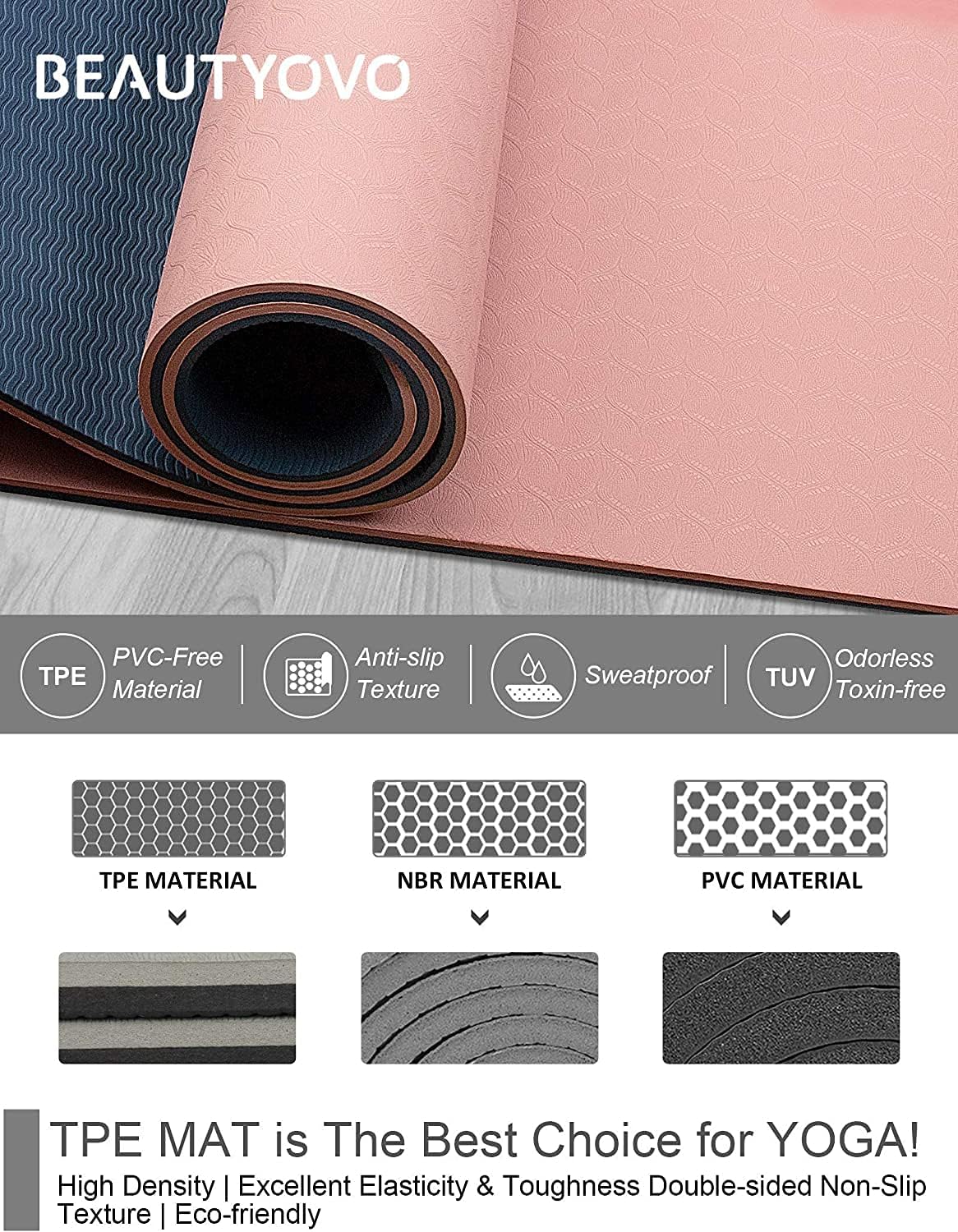 Yoga Mat with Strap