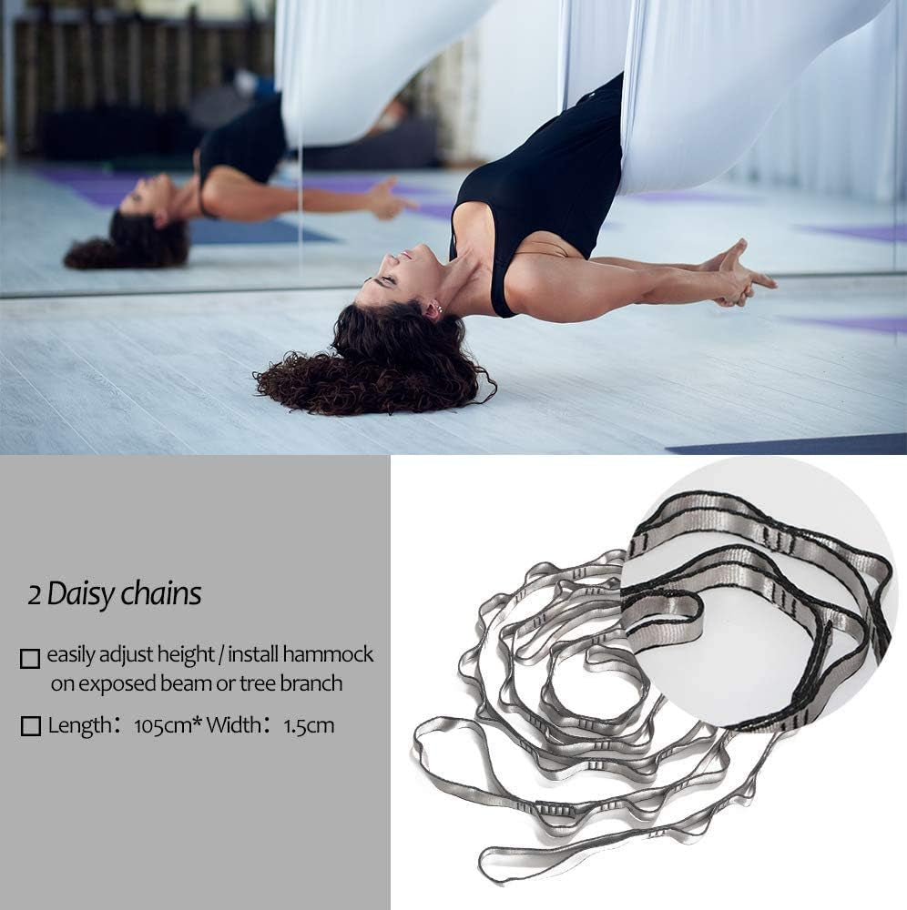 Aerial Yoga Hammock  Set with Daisy Chain