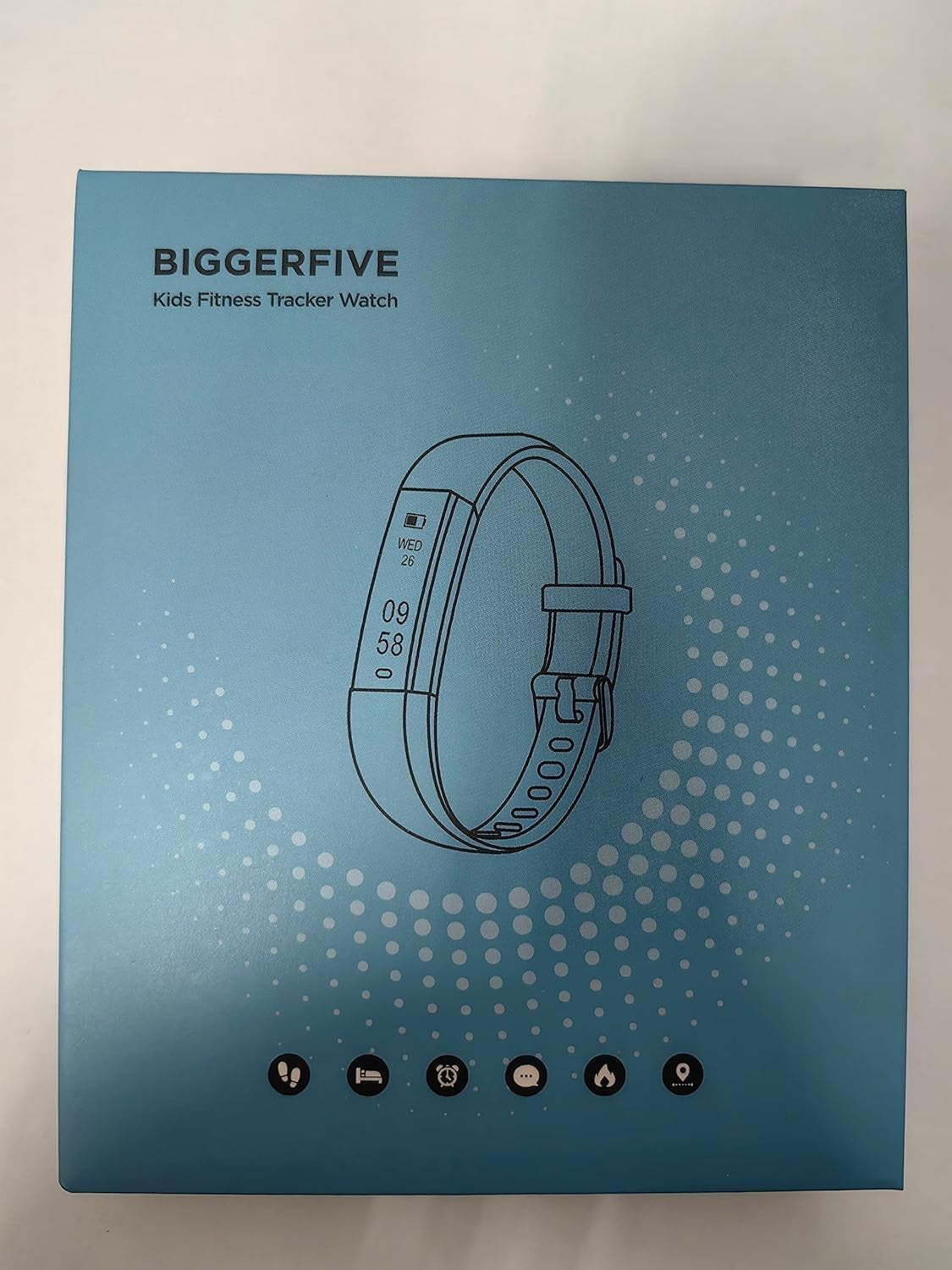 Slim fitness watch for women, also suitable for boys, and teenagers, waterproof activity tracker with pedometer