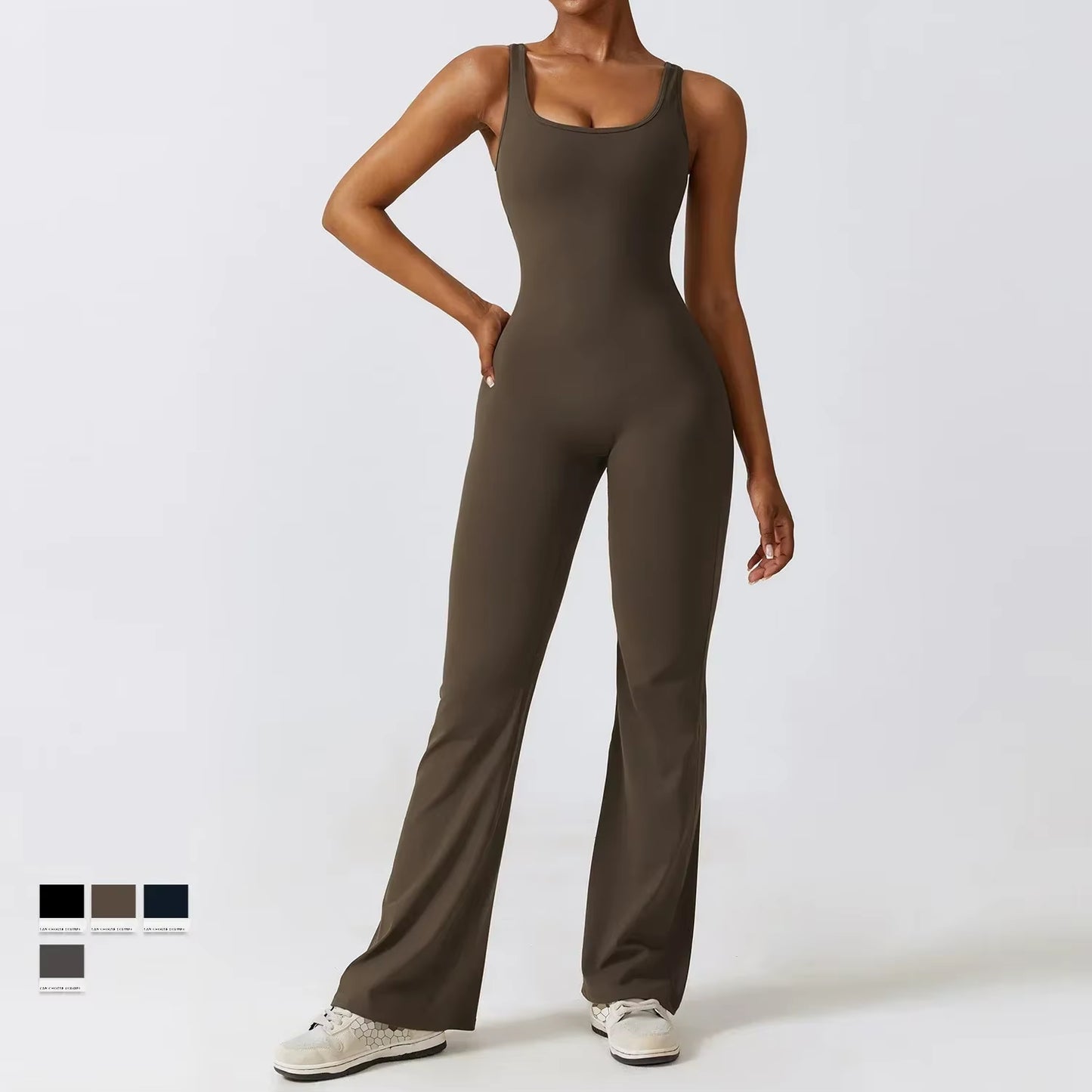 Hollow Backless Yoga Suit Fitness Overalls