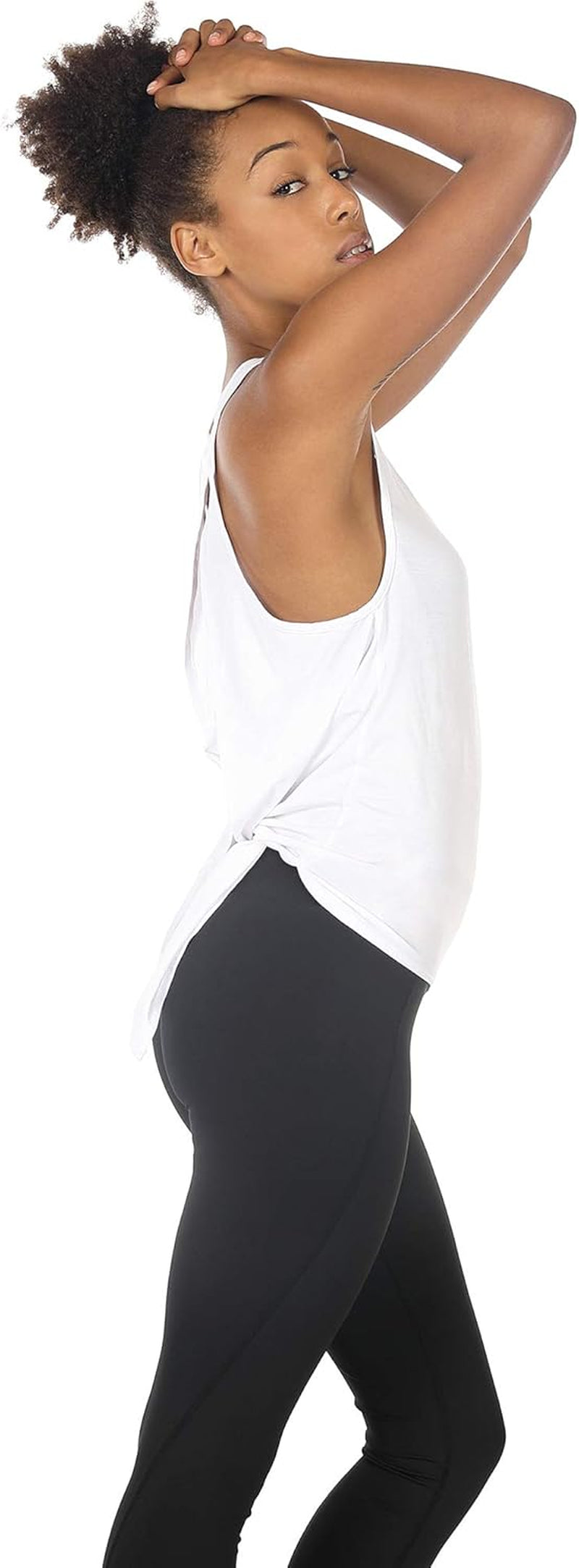 Tie Back Yoga Tops for Women