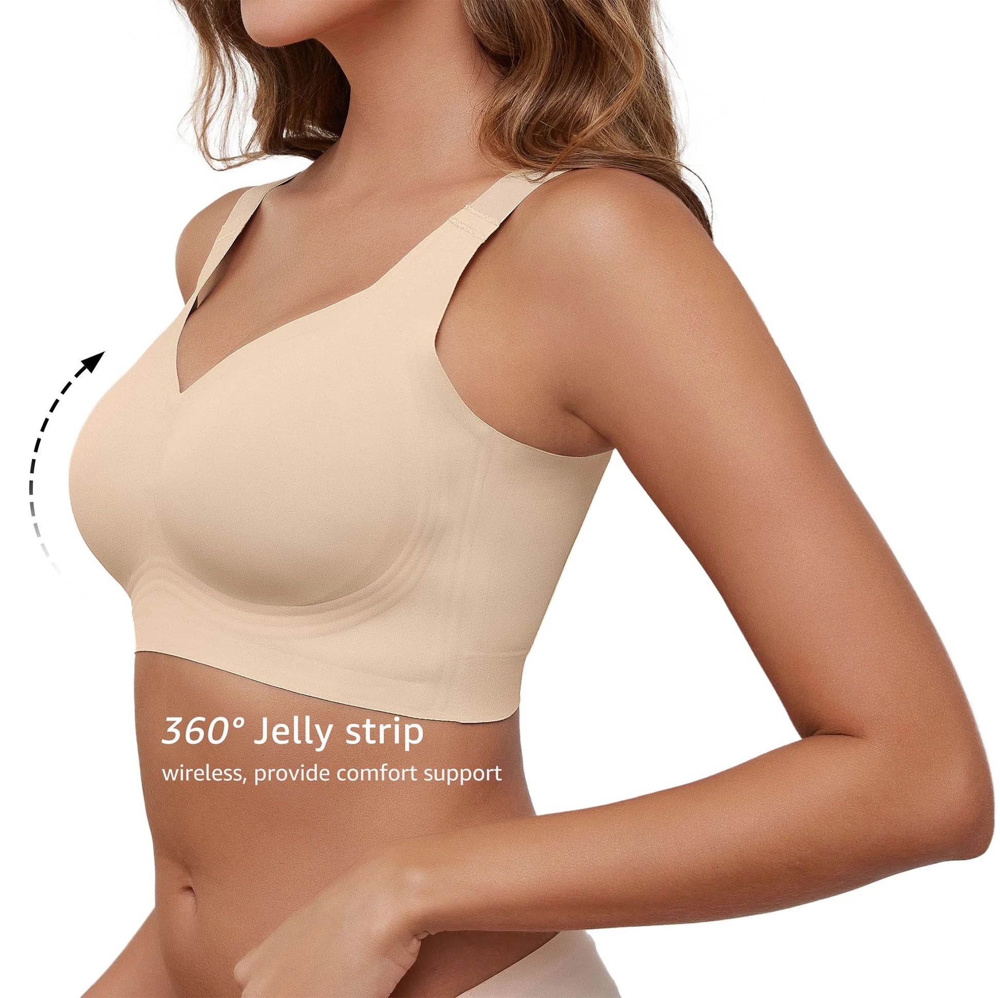 Seamless women's bras
