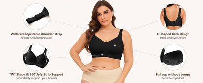 Seamless women's bras
