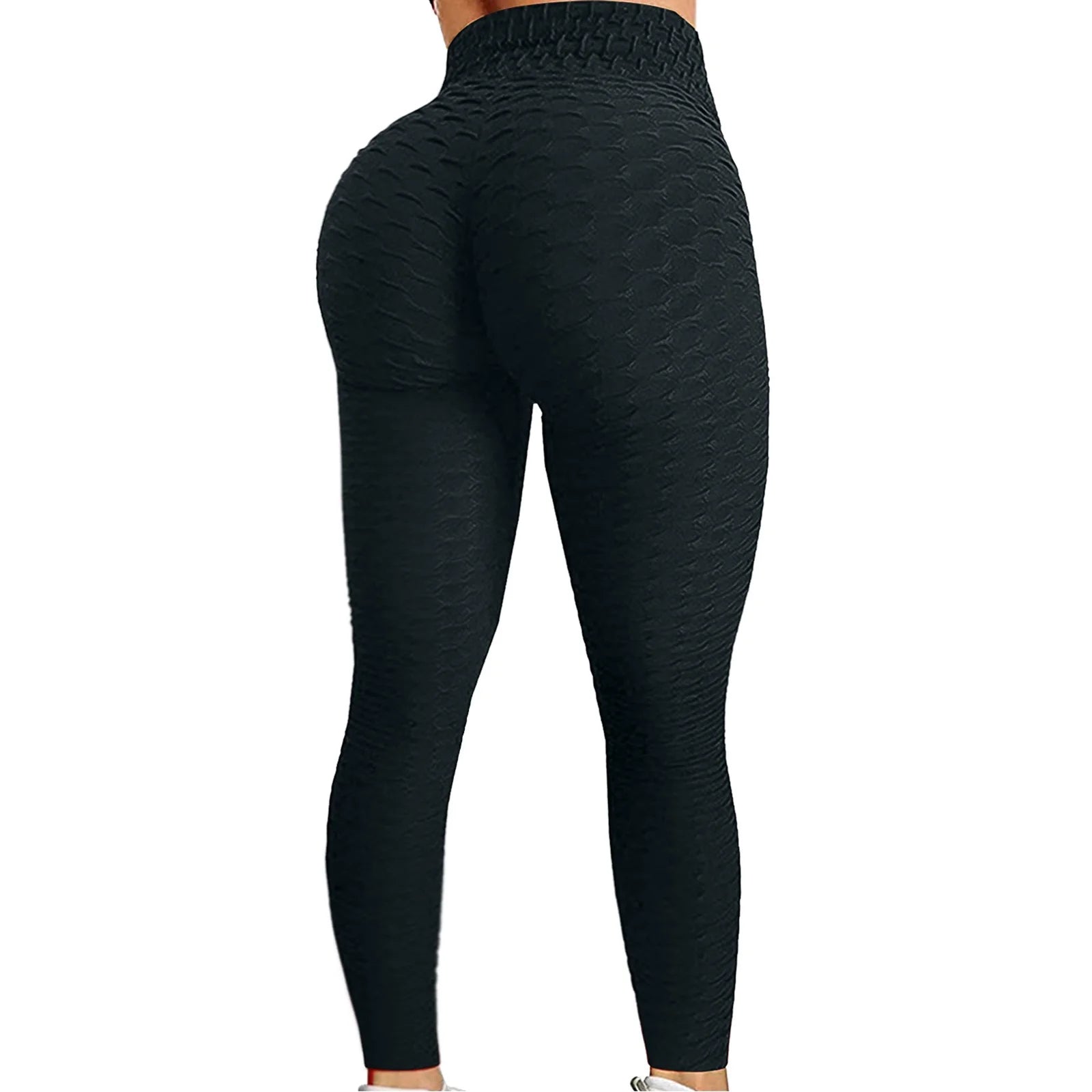 Womens High Waisted Workout Yoga Pants Seamless Butt Lifting Leggings Compression Tummy Control Stretchy Jogger Tights